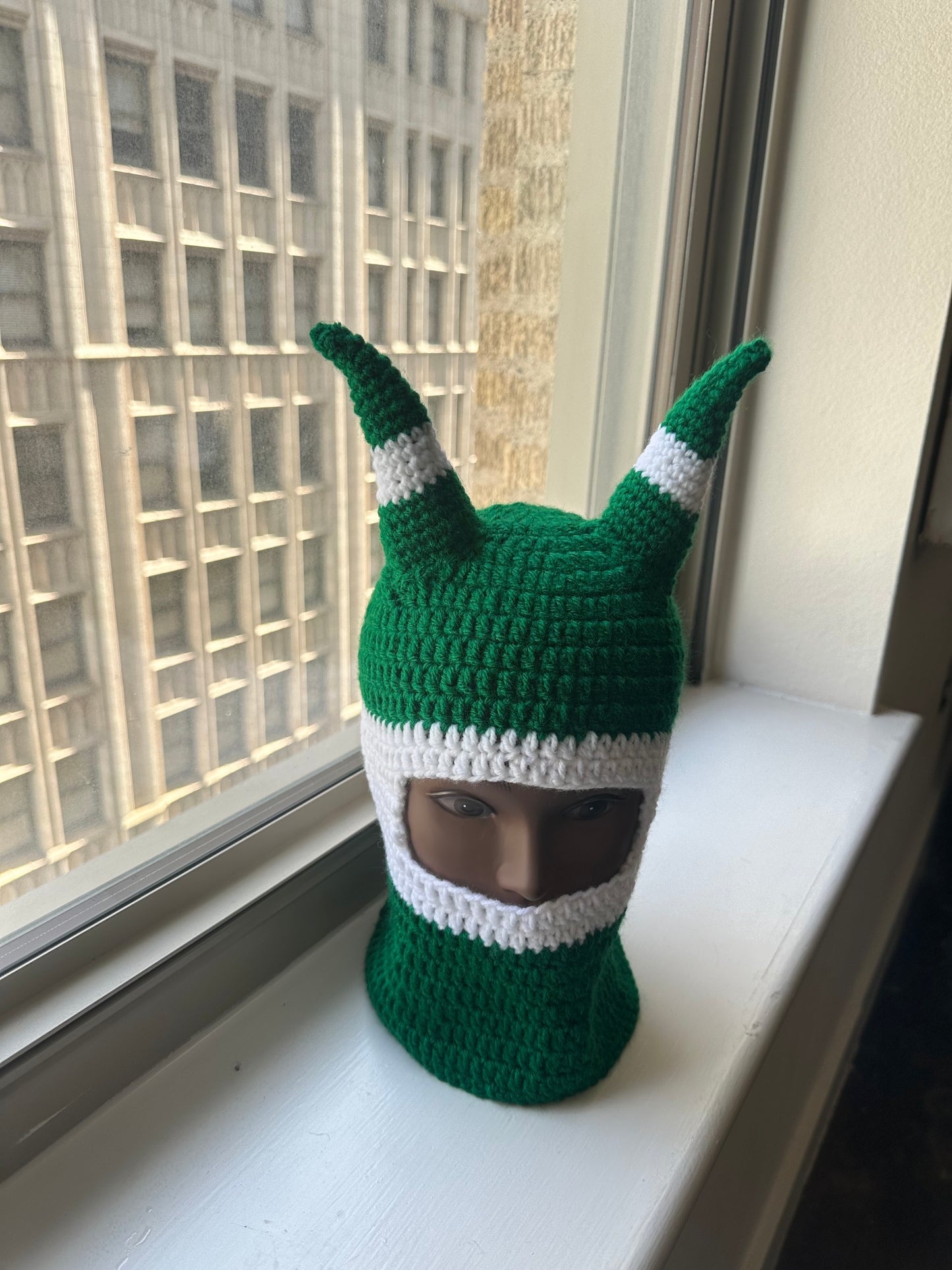 NIGERIAN horned ski mask