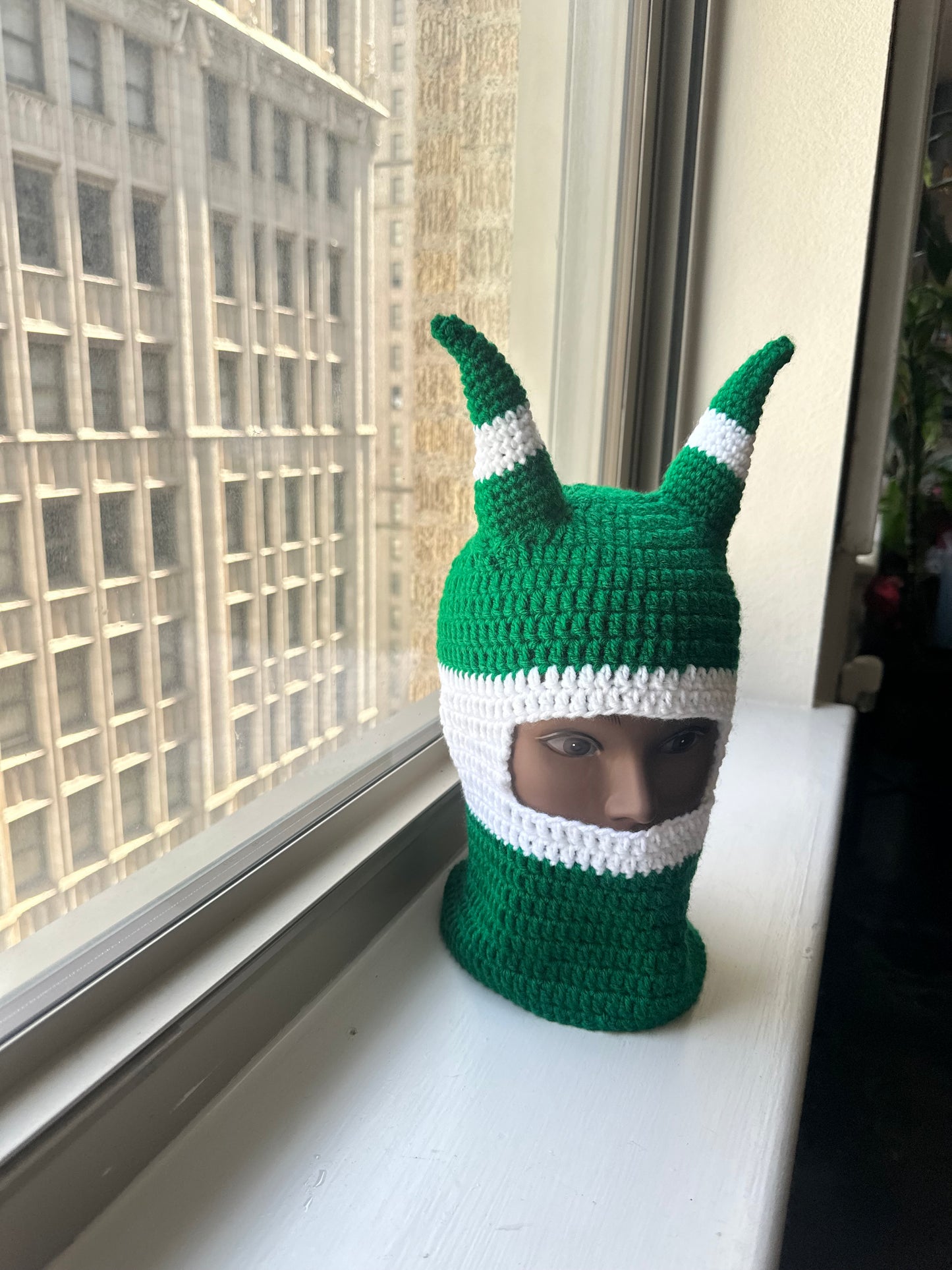 NIGERIAN horned ski mask
