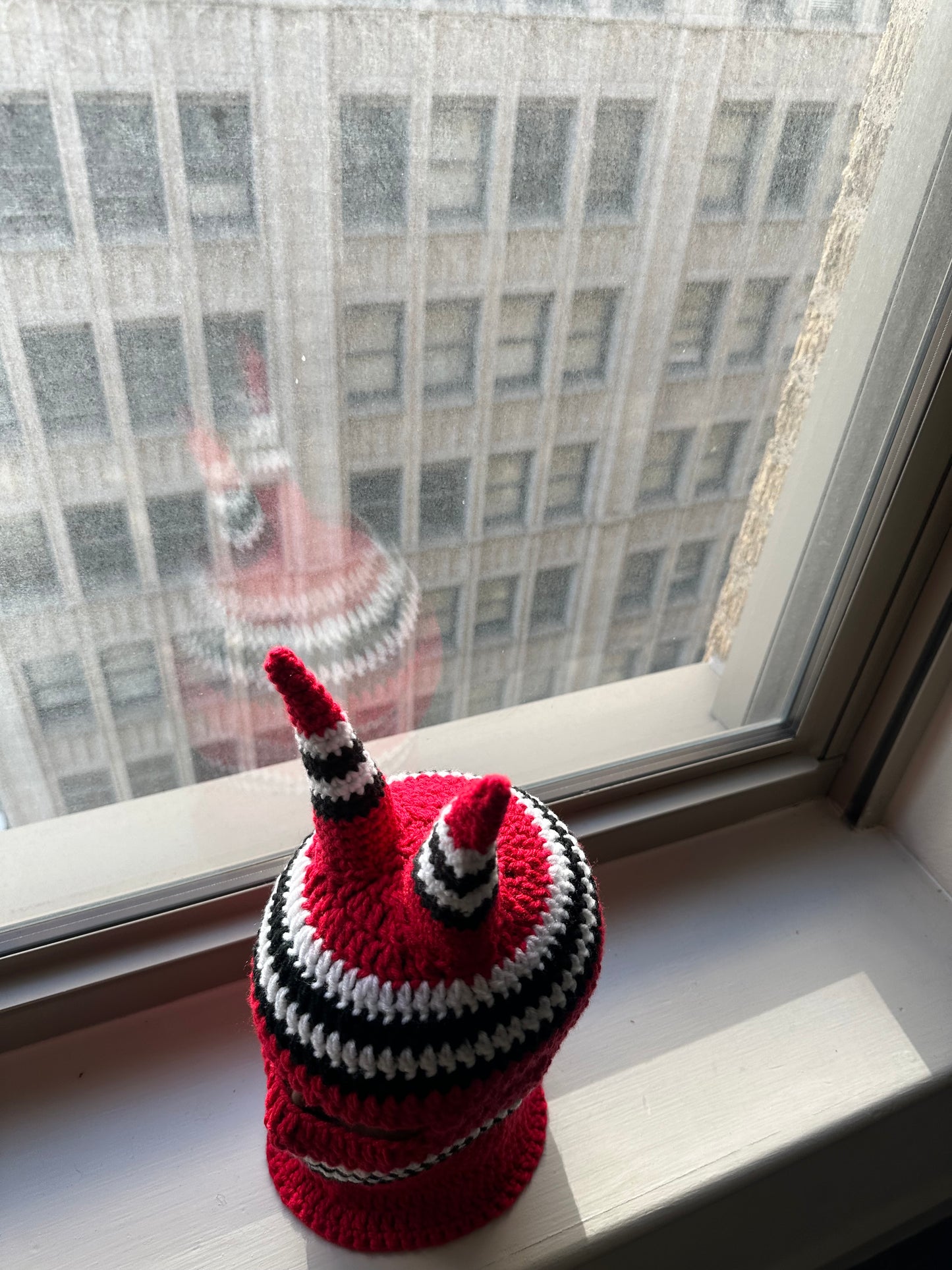 Odumodu horned ski mask