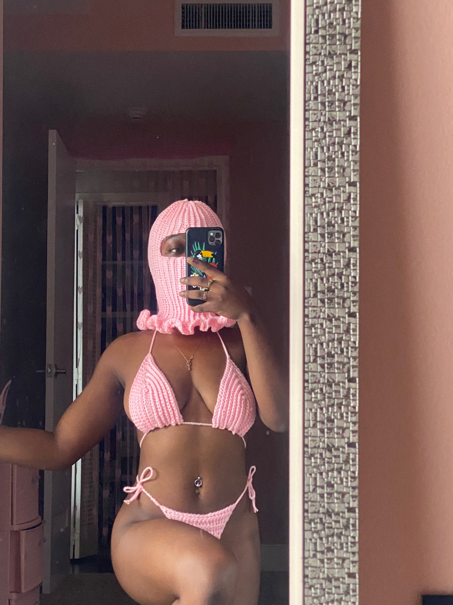 Bad gyal ski mask set