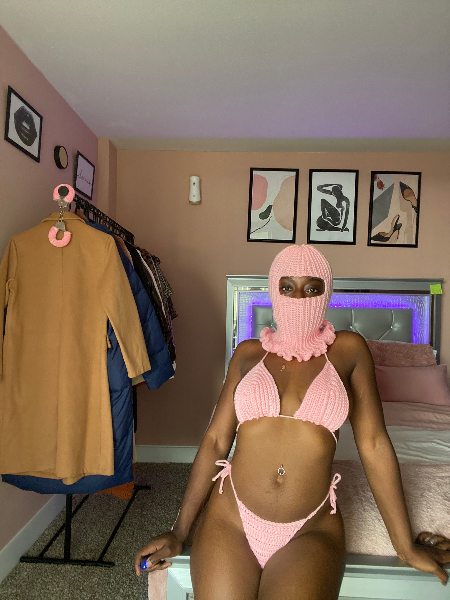 Bad gyal ski mask set