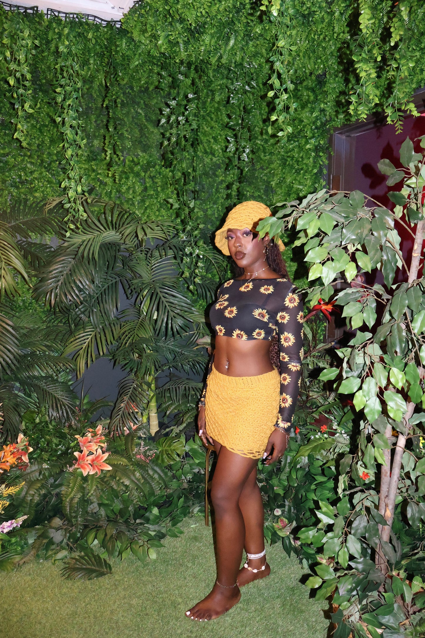 Caught in the net skirt set