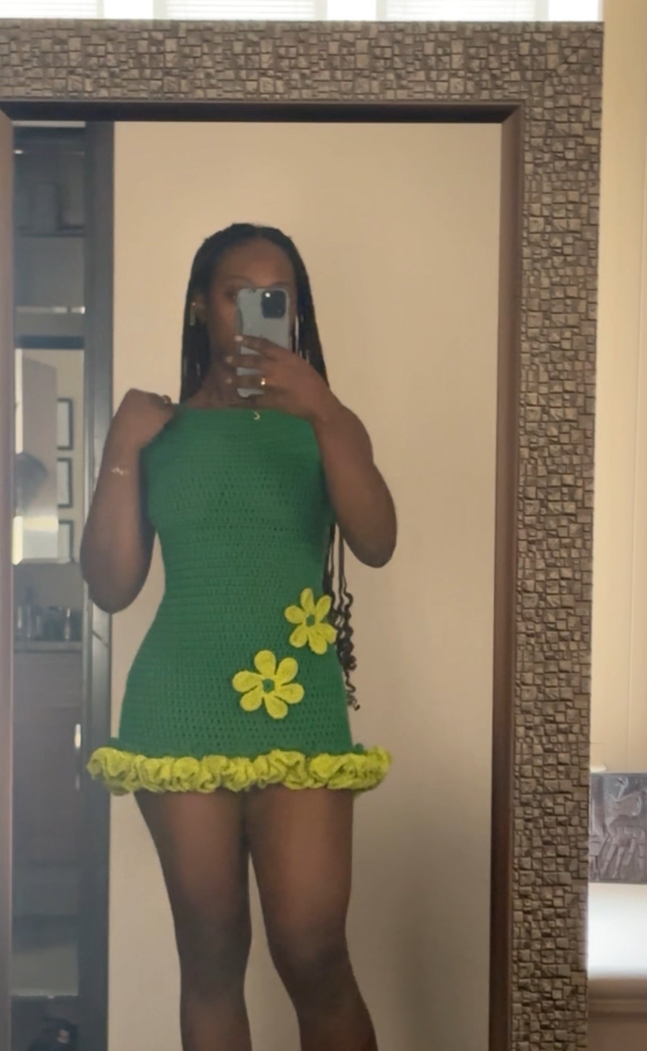 Stay groovy crochet dress