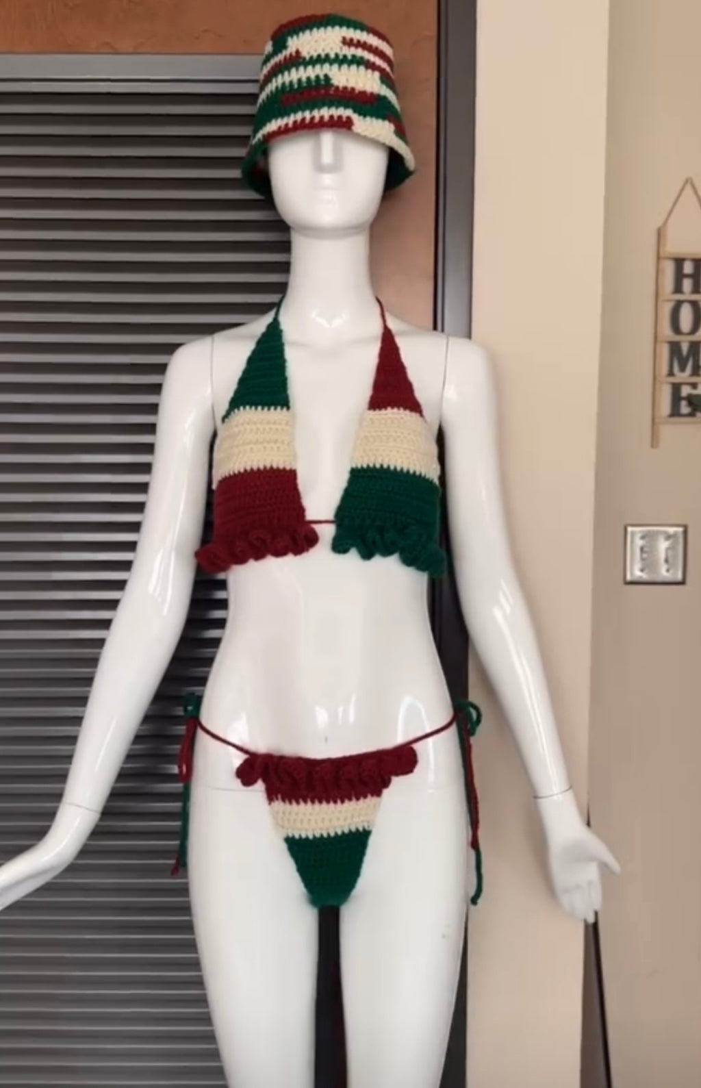 Viva Mexico bikini & bucket hat set