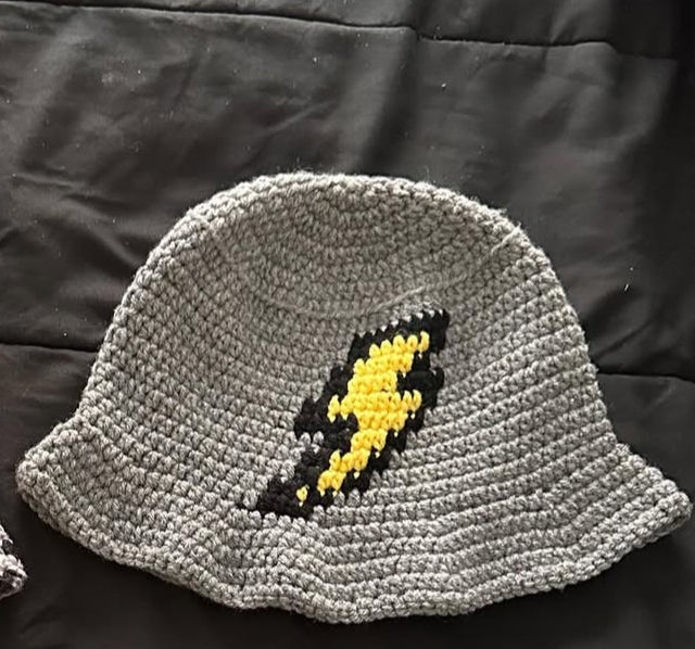 Lightning rod bucket hat
