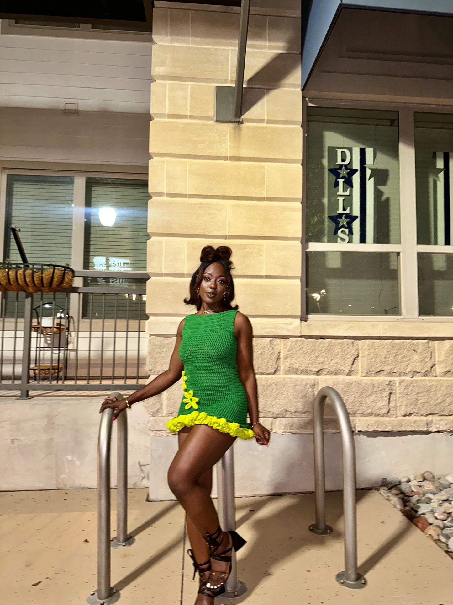 Stay groovy crochet dress