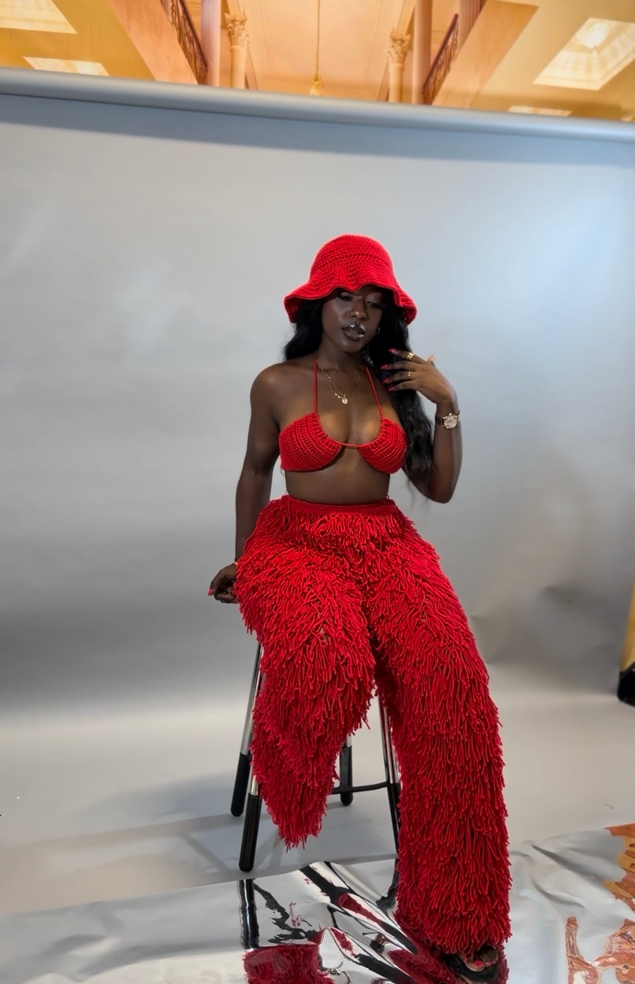 Puff puff pant set