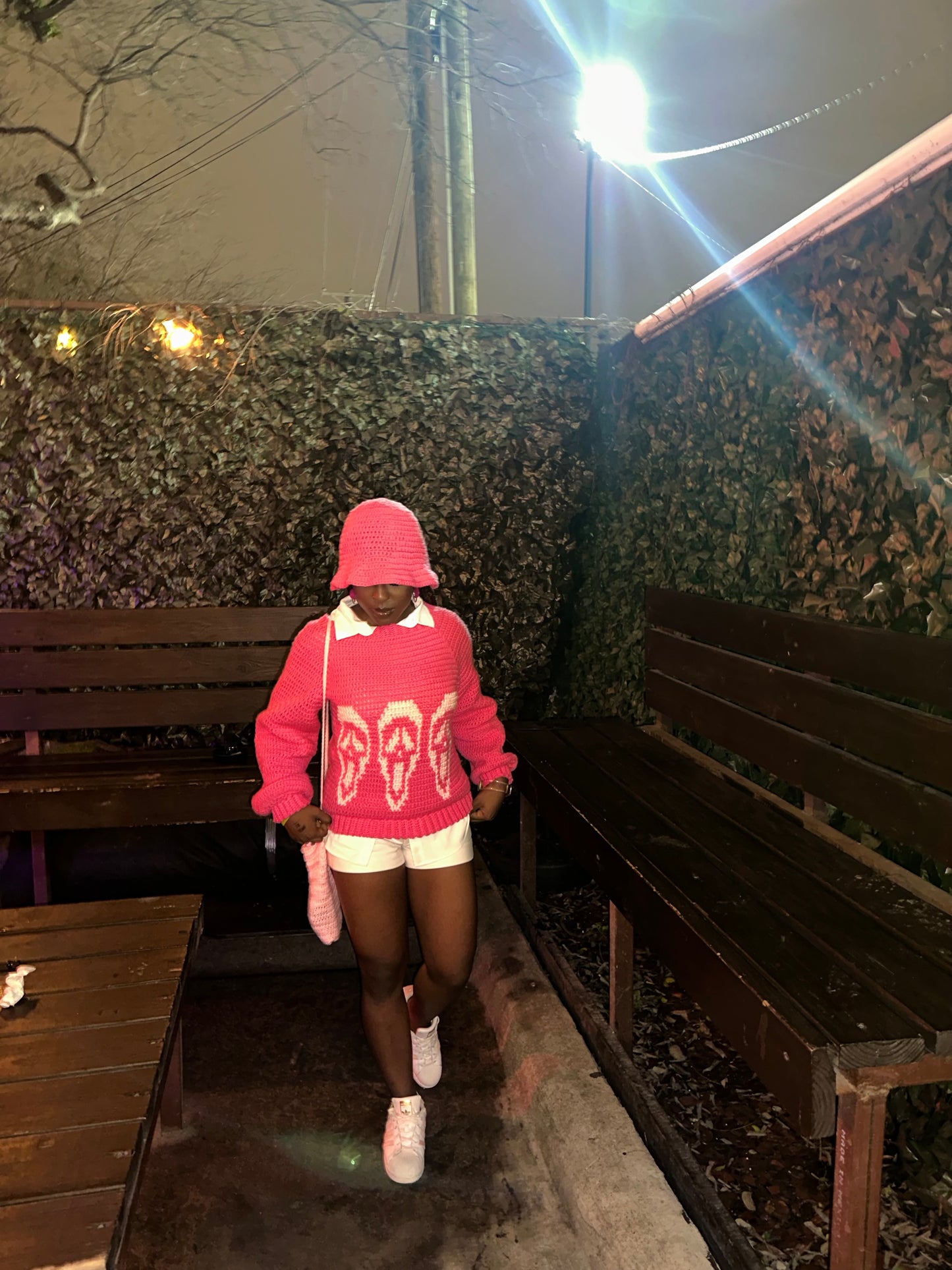 Scream for me crochet sweater