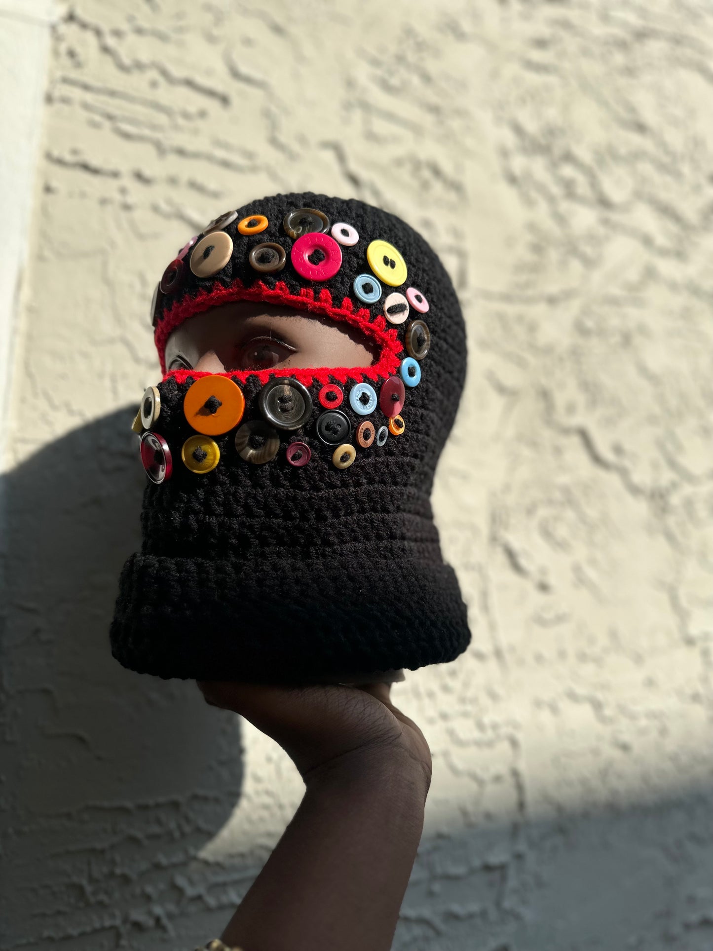 Button up ski mask