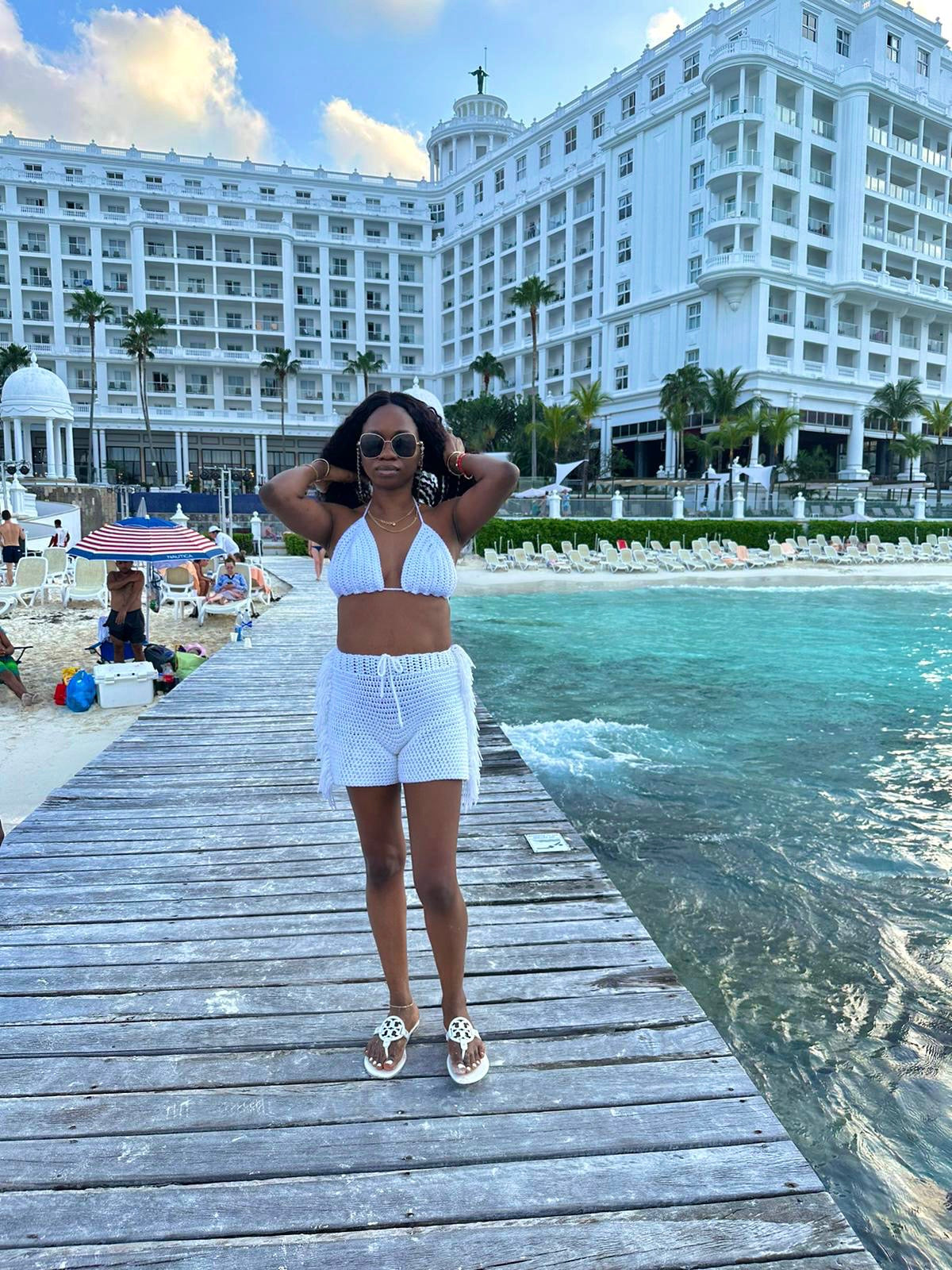 By the seashore 3 piece bikini short set