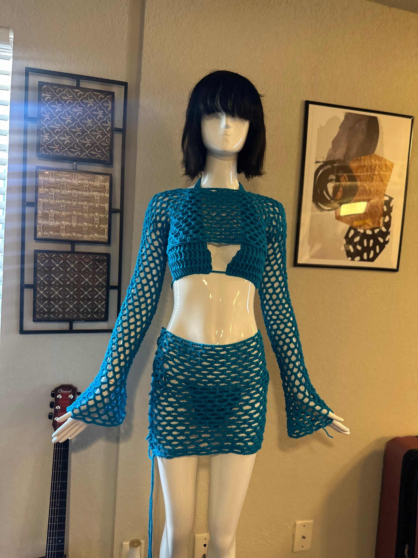 Waffles and cream 4 piece swimsuit set